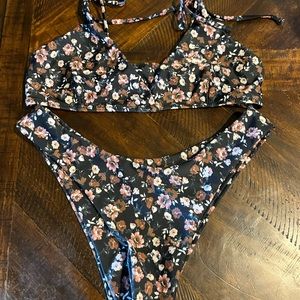 Floral swim suit